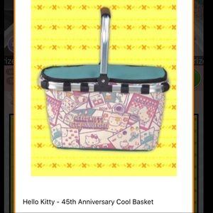 Hello kitty 45th anniversary cool basket